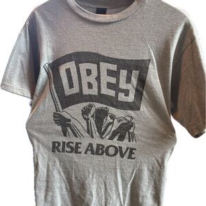 Obey Kids Gray 'Rise Above' T-Shirt